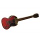 Pin's métal émaillé motif guitare SG rouge