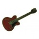 pins métal émaillé motif guitare rouge ES335